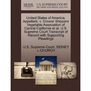 United States of America, Appellant, v. Grower Shippers 