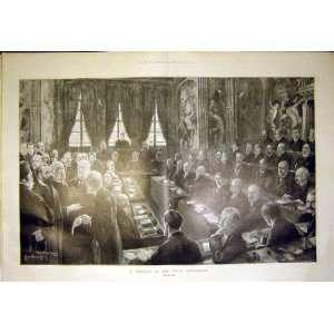  Peace Conference Meeting Hague Germany Print 1899