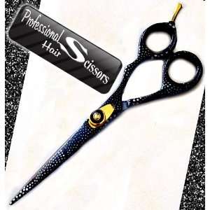  Hairdressing Hair Barber Scissors Shears 6 Black Snow2 