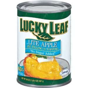 Lucky Leaf Pie Filling Lite Apple No Grocery & Gourmet Food