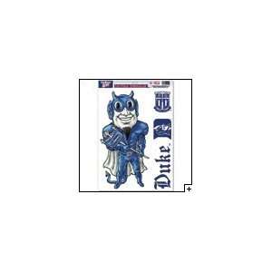  Duke Blue Devils Mascot Static Cling Decal Sheet *SALE 