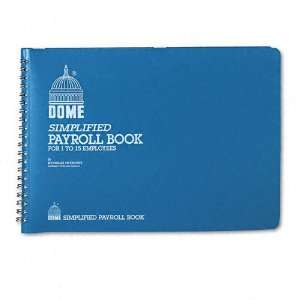  Dome Simplified Payroll Record, 7.5 x 10.5 Inches, Light 