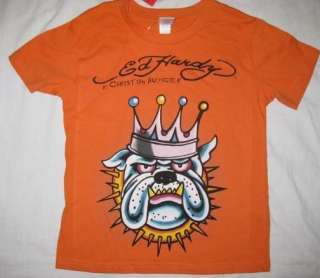 Ed Hardy Boys Kids Tee T shirt Christian Audigier LA Girls Designer 