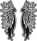 CUSTOM EMBROIDERED REFLECTIVE ANGEL WINGS PATCHES