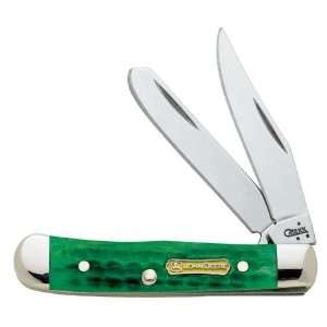  Case Cutlery 2 Blade Tiny Trapper John Deere Pocket Knife 