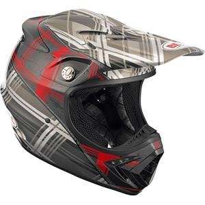  Bell Moto 8 Plaid Helmet   2X Large/Plaid Red Automotive