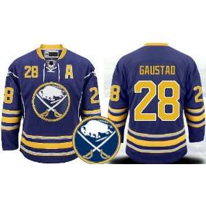 EDGE Buffalo Sabres Authentic NHL Jerseys Paul Gaustad Home Blue 