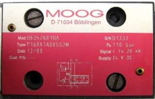 New Moog D635Z681DA Direct Drive Valve w/Warranty  