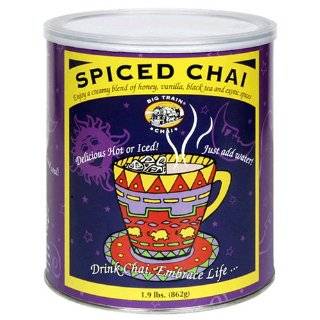  Big Train Spiced Chai Latte, Two 3.5lb. Bags + Storage Tub 
