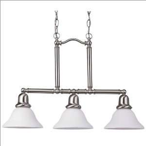 Sea Gull Lighting Sussex Fluorescent Kitchen Island Pendant in Brushed 