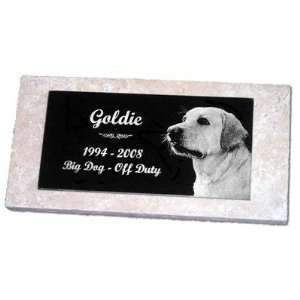   Monument Gravestone Markers Memorials Dog Cat Horse 16x8x1 3/4 LPV