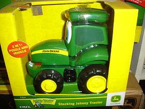 JOHN DEERE PRETEND PLAY STACKING JOHNNY TRACTOR NEW AGES 1 1/2 AND UP 