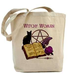 Witchy Woman Pagan Tote Bag by 