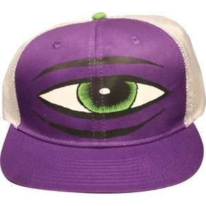  Toy Machine Sect Eye Trucker Hat Adjustable   Purple 
