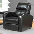 Tracy Black Bonded Leather Recliner Today 