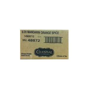 CASE Celestial Seasonings, Herb Tea, Mandarin Orange Spice, 20tb 
