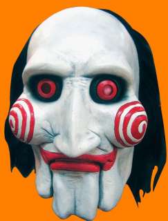HALLOWEEN Mask SAW JIGSAW PUPPET Prop DEMON Evil Clown  