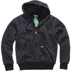   Shift Racing Woody Fur Lined Zip Up Hoody   2X Large/Black Automotive