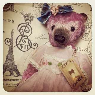 The little blue French Fashion bear will be available soon in a 