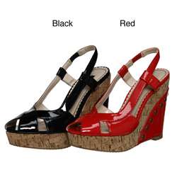 Lovely People Womens Connie Wedge Sandals  