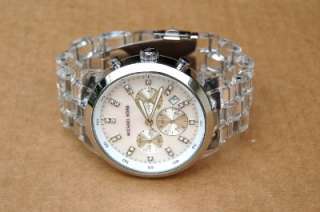 Micheal Kors clear bracelet OVERSIZE womans watch MK5235 #9  