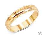   GOLDPLATED 4MM WEDDING RING BAND 18 CT 18K GP US SIZE 9 UK SIZE S