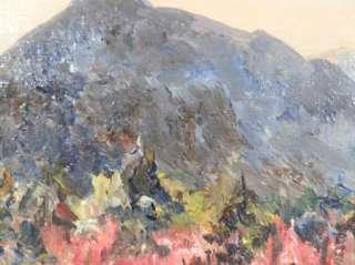 Killarney Ireland Abstract Mountain Oil Painting Signed Bryce Original 