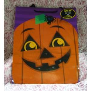 Hallmark Halloween LHZ 55 Lighted Jack O Lantern Gift Bag