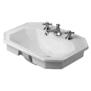  Duravit 047658 00 00 Basin Self Rimming Bathroom Sink 