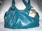 STRADA HOBO HANDBAG SEA BLUE WITH FREE UMBRELLA  NWT 