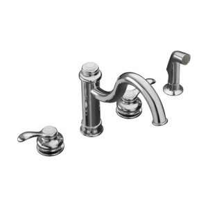 Kohler K 12231 CP Fairfax high spout kitchen sink faucet with matching 