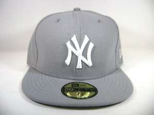 NEW ERA 59FIFTY FITTED MLB NEW YORK YANKEES GREY/WHITE  