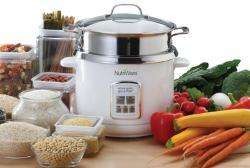 Aroma Nutriware 18 Cup Rice Cooker, Food Steamer and Pasta Cooker 