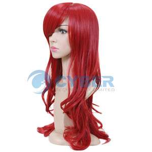 Charming Stylish long Wavy Curly Cosplay Party Hair Womens Full Wig 