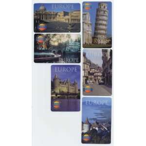 Collectible Phone Card 6 European Scenes (Originally Over 500 Minutes 