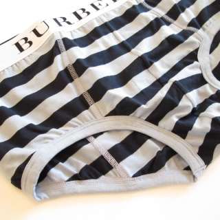 NEW BURBERRY Blue Stripe Trunk Brief Pant BOXED L XL  