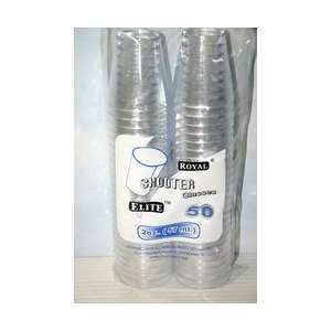  Party Supplies glass plastic shooter clear 2 oz ÿ50ct 