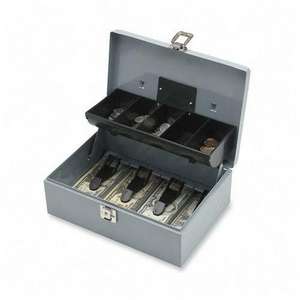   Cash Box steel 5 Compartment Tray for bills & coins spr15507  