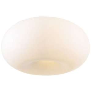 com Tessera 18.5 inch Flushmount Ceiling Light with Matte Opal Glass 