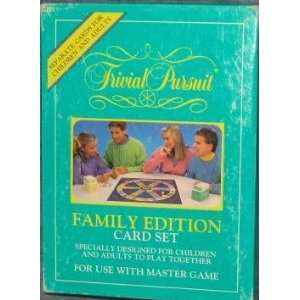  Trivia Pursuit Family Edition Card Set Toys & Games
