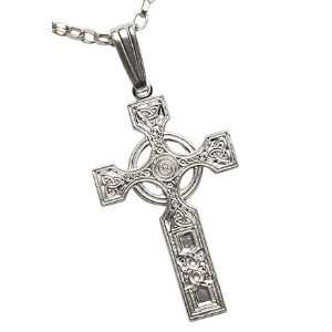  Irish Unity Cross   Silver Pendant Jewelry