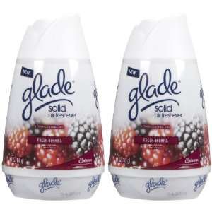  Glade Solid Air Freshener, Fresh Berries, 6 oz 2 pack 