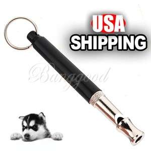   Obedience Whistle UltraSonic Supersonic Sound Pitch Black Quiet  