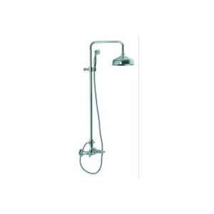   Mounted Tub/Shower Faucet With Rainhead and Hand Shower Set S5005 2BR