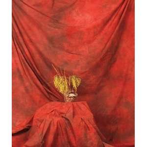  Ardinbir Studio 10 x 12 ft 100% Cotton Red 2 Hand Painted 