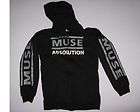 MUSE ABSOLUTION Logo Zip Up Hoody Hoodie Size S