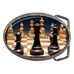 Chess Board Game King Pawn New Belt Buckle  