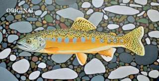 Golden Trout Cross Stitch Pattern Sport Fish TBB  
