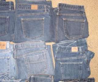 Huge Lot of 36 Womans GAP & Old Navy wholesale used denim jeans  