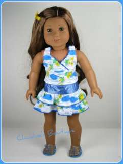 Swimsuit Set/Outfit 5 pc fits American Girl & 18 Dolls  